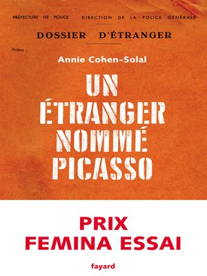 cover image of Un étranger nommé Picasso